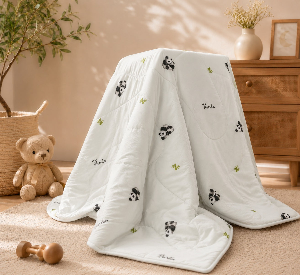 SHAGUN FASHION Ultra-Soft Premium Printed Baby Quilt Blanket Set