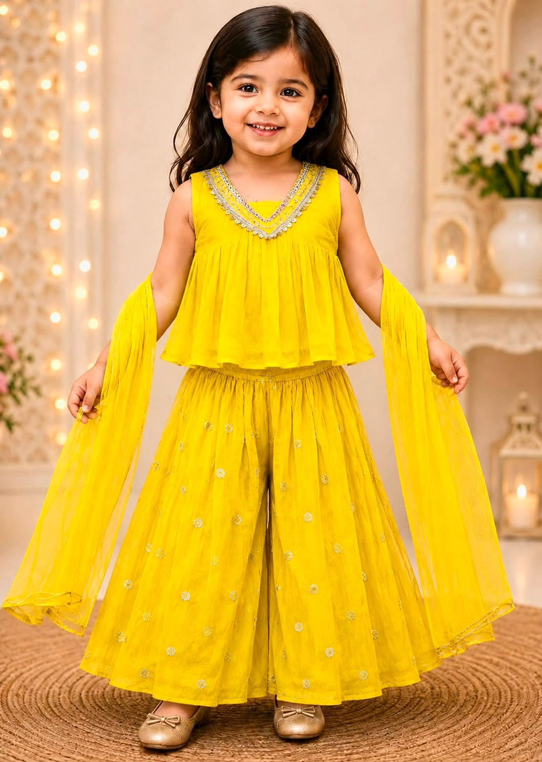 Girls Festive Designer Sharara Suit Set by SHAGUN FASHION – Exclusively on zankhi.in