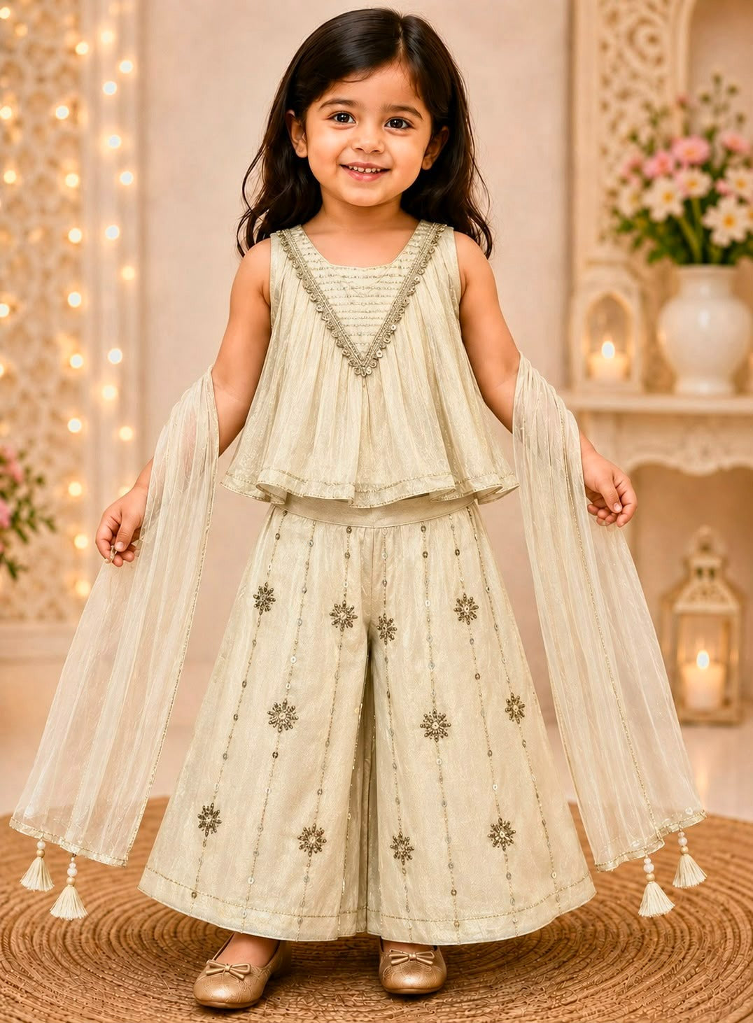 Girls Festive Designer Sharara Suit Set by SHAGUN FASHION – Exclusively on zankhi.in