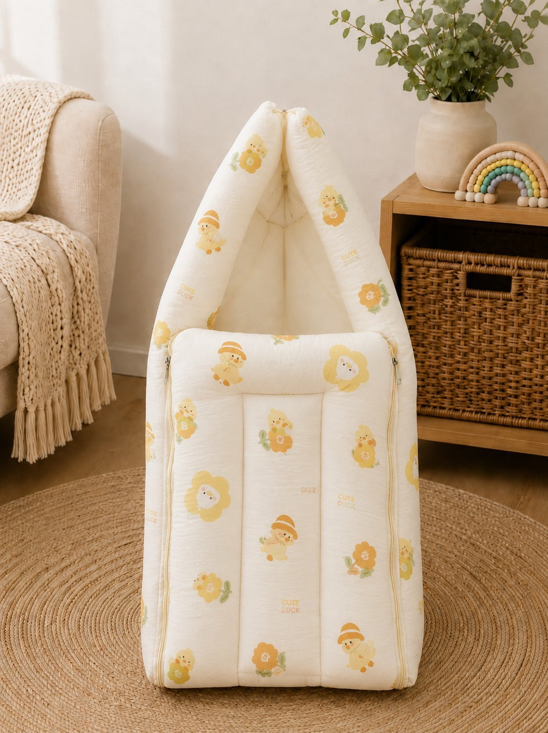 SHAGUN FASHION Ultra-Soft Cotton Newborn Baby Carry Nest Sleeping Bag & Swaddle Wrap