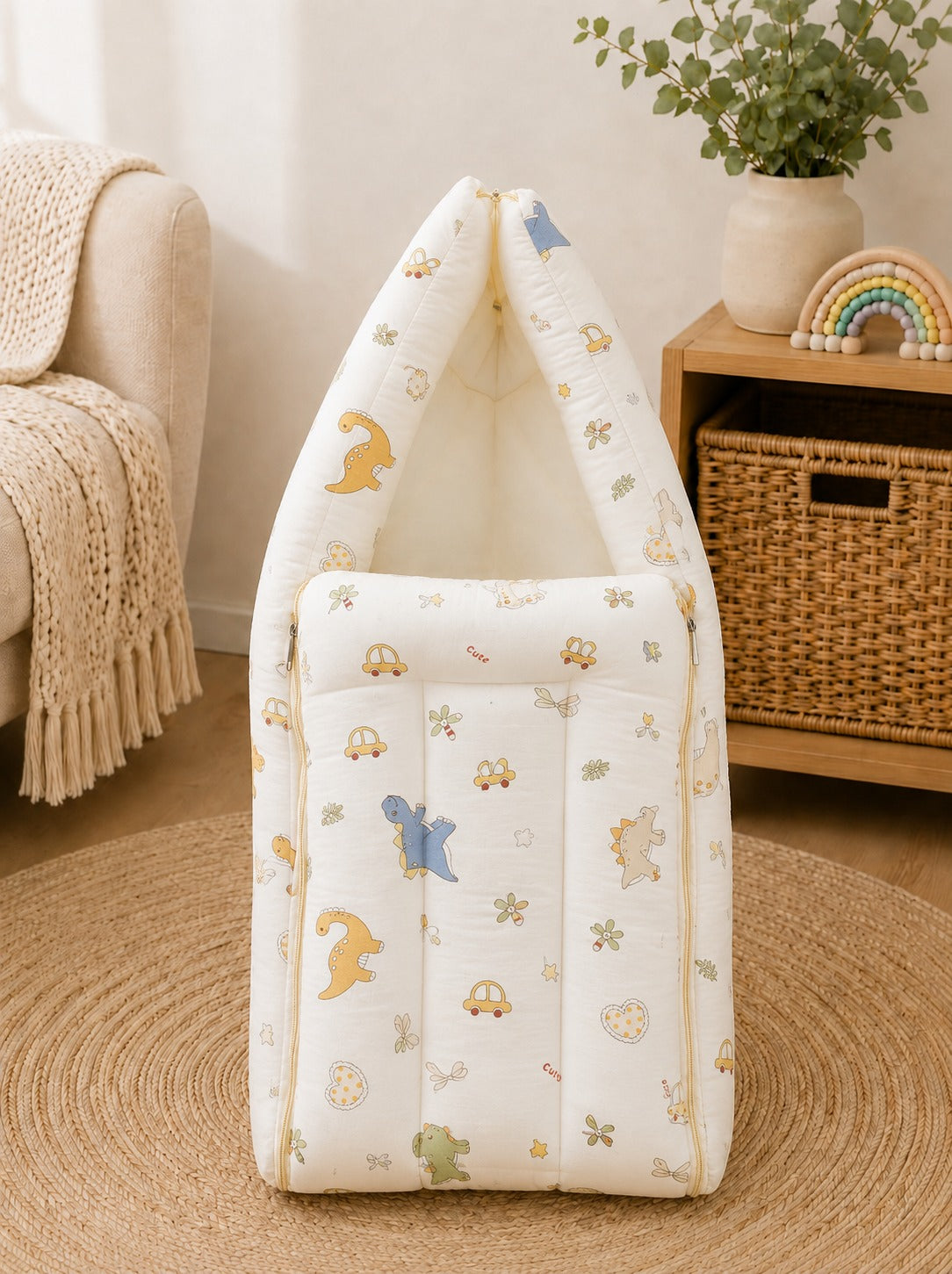 SHAGUN FASHION Ultra-Soft Cotton Newborn Baby Carry Nest Sleeping Bag & Swaddle Wrap