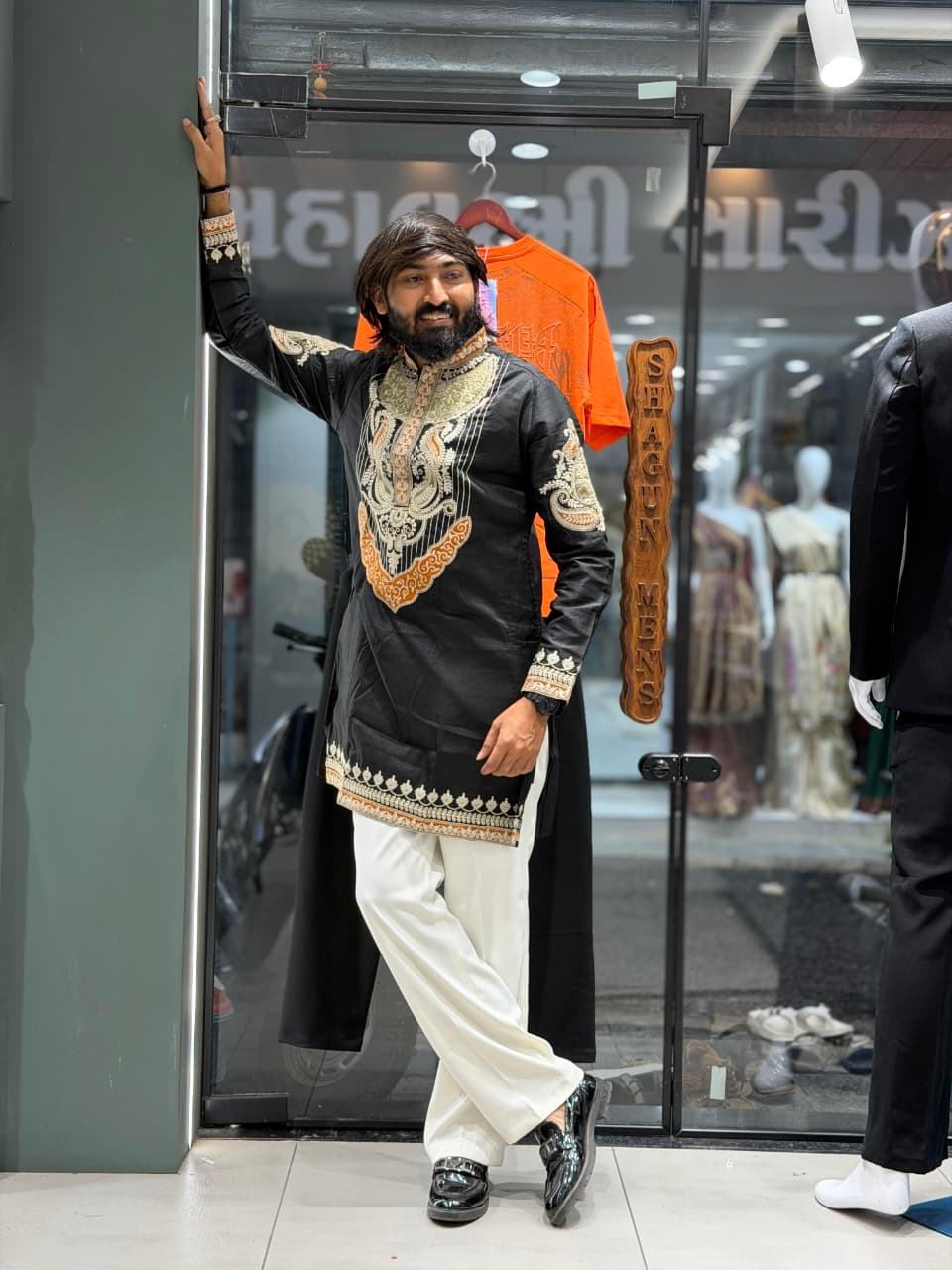 Men's Premium Heavy Embroidery Short Kurta Set by SHAGUN FASHION – Exclusively on zankhi.in
