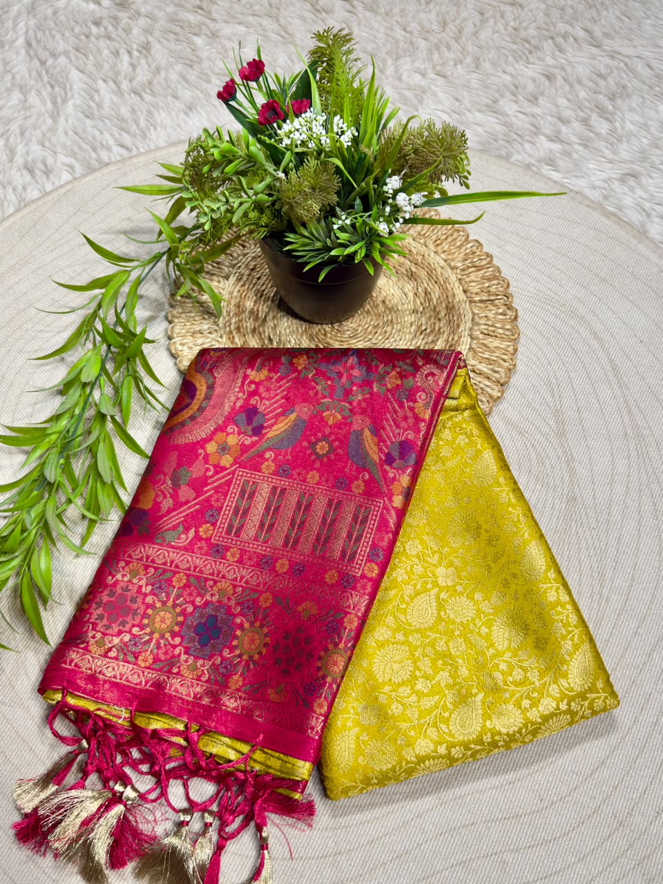 Shagun Fashion Exclusive Silk Meenakari Saree – Available on zankhi.in