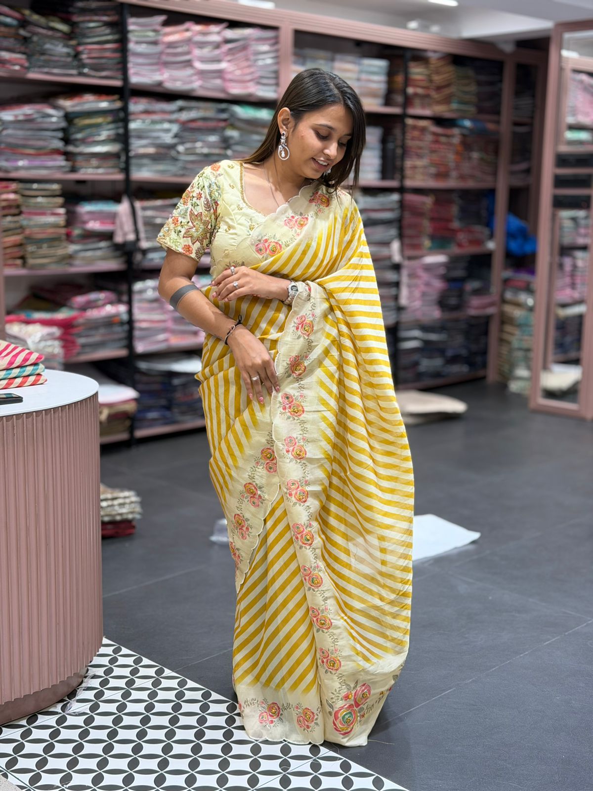 SHAGUN FASHION – Premium Leheriya Saree Collection