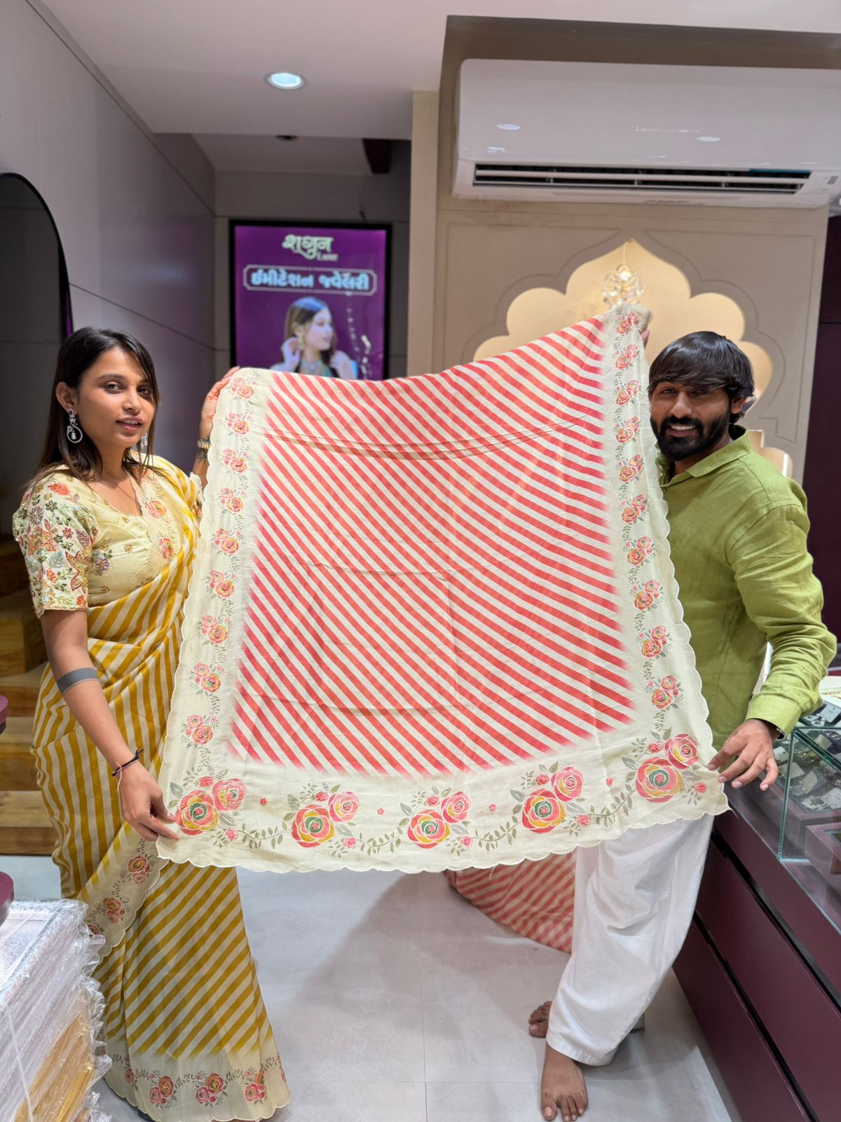 SHAGUN FASHION – Premium Leheriya Saree Collection