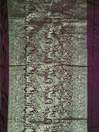 SHAGUN FASHION Premium Silk Saree with Rich Weaved Gold Zari Royal Border & Peacock Motif Pallu — Exclusively on zankhi.in