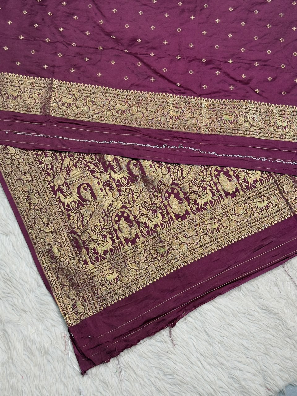 SHAGUN FASHION Premium Silk Saree with Rich Weaved Gold Zari Royal Border & Peacock Motif Pallu — Exclusively on zankhi.in