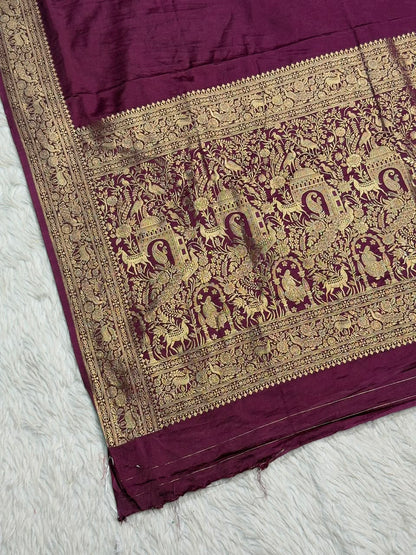 SHAGUN FASHION Premium Silk Saree with Rich Weaved Gold Zari Royal Border & Peacock Motif Pallu — Exclusively on zankhi.in