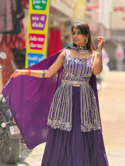 SHAGUN FASHION Exclusive Designer Sleeveless Sharara Set