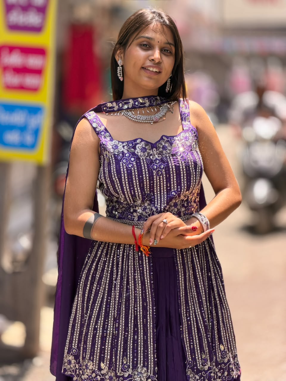 SHAGUN FASHION Exclusive Designer Sleeveless Sharara Set