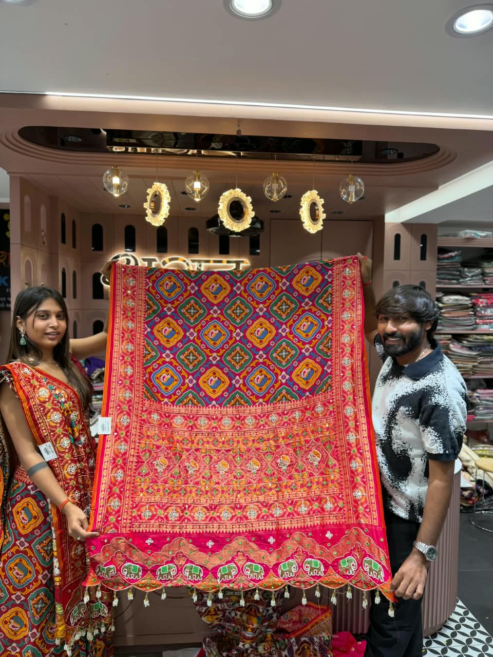 SHAGUN FASHION Premium Traditional Patola Print & Silk Collection – Exclusively on zankhi.in