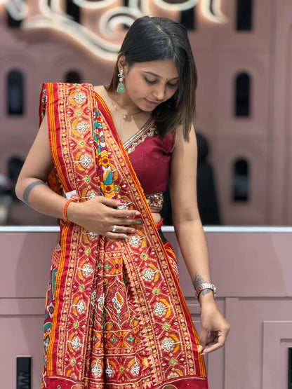 SHAGUN FASHION Premium Traditional Patola Print & Silk Collection – Exclusively on zankhi.in