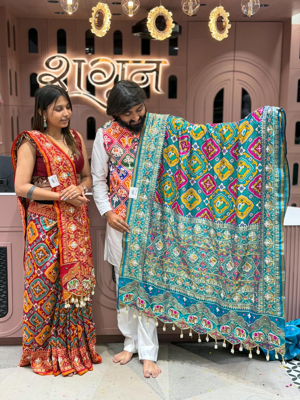 SHAGUN FASHION Premium Traditional Patola Print & Silk Collection – Exclusively on zankhi.in