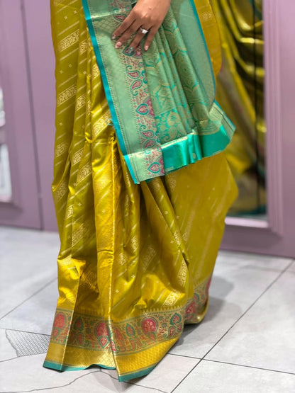 SHAGUN FASHION Premium Royal Silk Saree Collection with Designer Embroidered Blouse | Available on zankhi.in