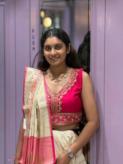 SHAGUN FASHION Premium Royal Silk Saree Collection with Designer Embroidered Blouse | Available on zankhi.in
