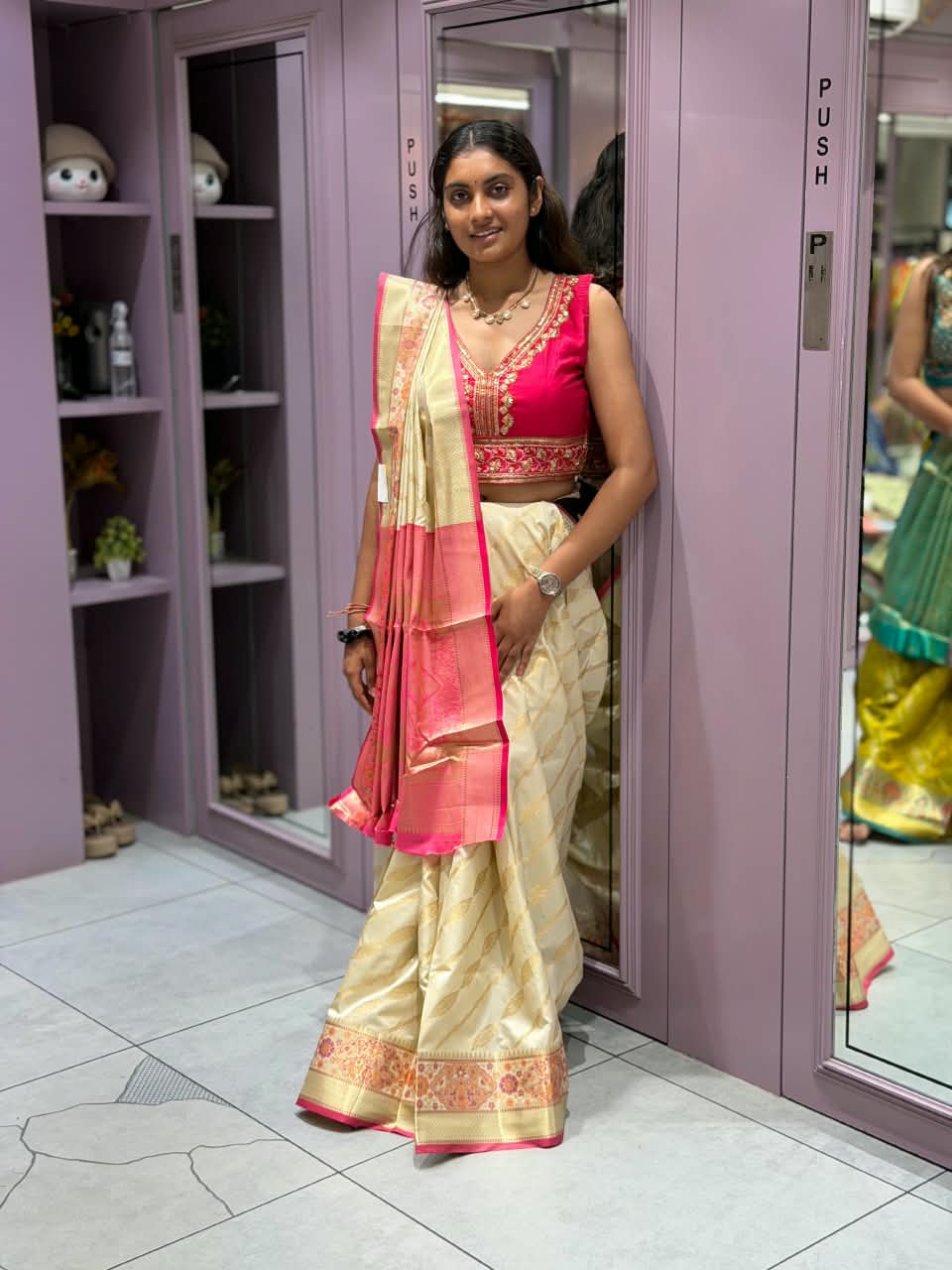 SHAGUN FASHION Premium Royal Silk Saree Collection with Designer Embroidered Blouse | Available on zankhi.in