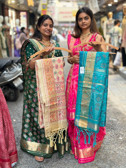 SHAGUN FASHION Premium Traditional Patola Print Silk Saree Collection — Exclusively on zankhi.in