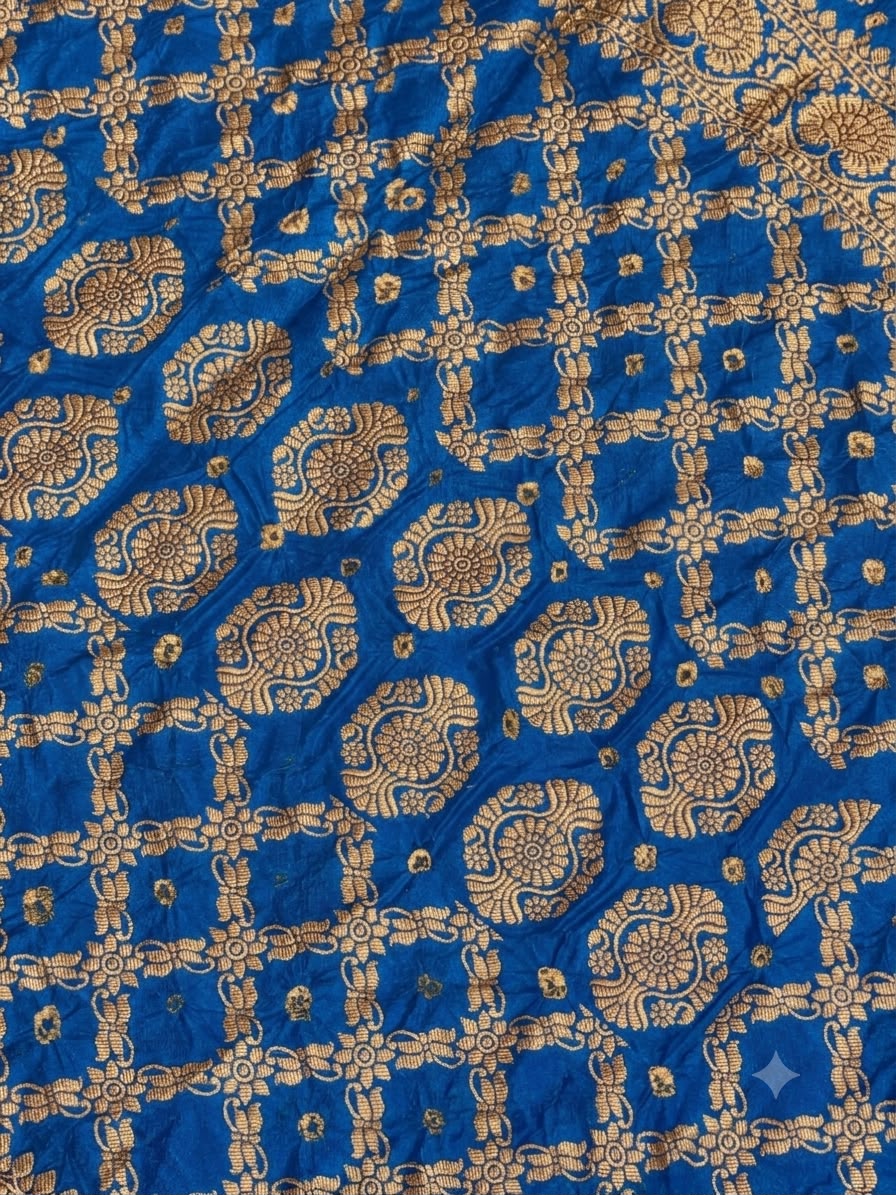 SHAGUN FASHION Premium Bandhani Silk Saree with Rich Zari Weaving & Designer Border