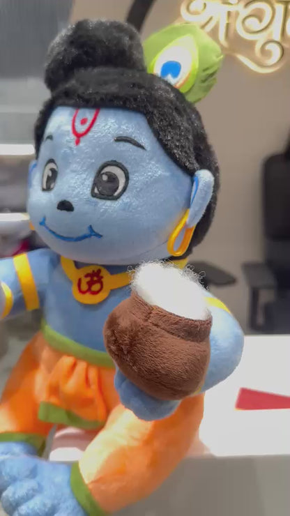 Cute Little Krishna Soft Toy – Exclusive music toy from SHAGUN FASHION