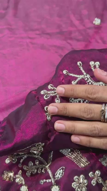SHAGUN FASHION Embroidered Saree with Designer Blouse | Wedding & Festive Wear by Shagun